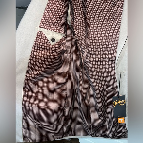 Tall Harewood Textured Solid Stretch Blazer Suit Coat Jacket  Dune 42L 46L NWT - Picture 7 of 11